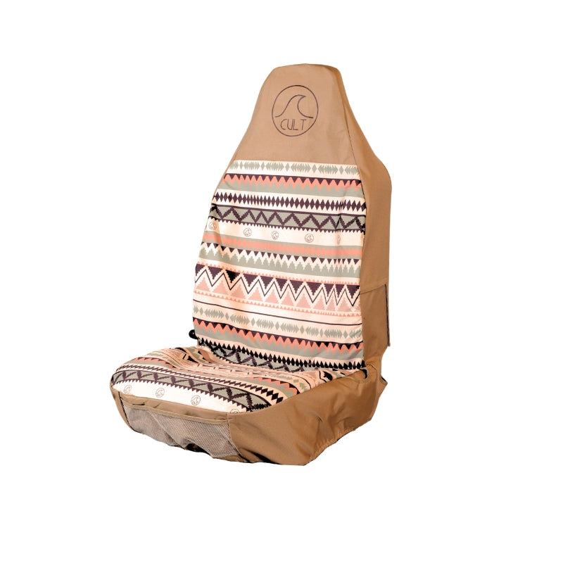 Single seat cover INDI Brown