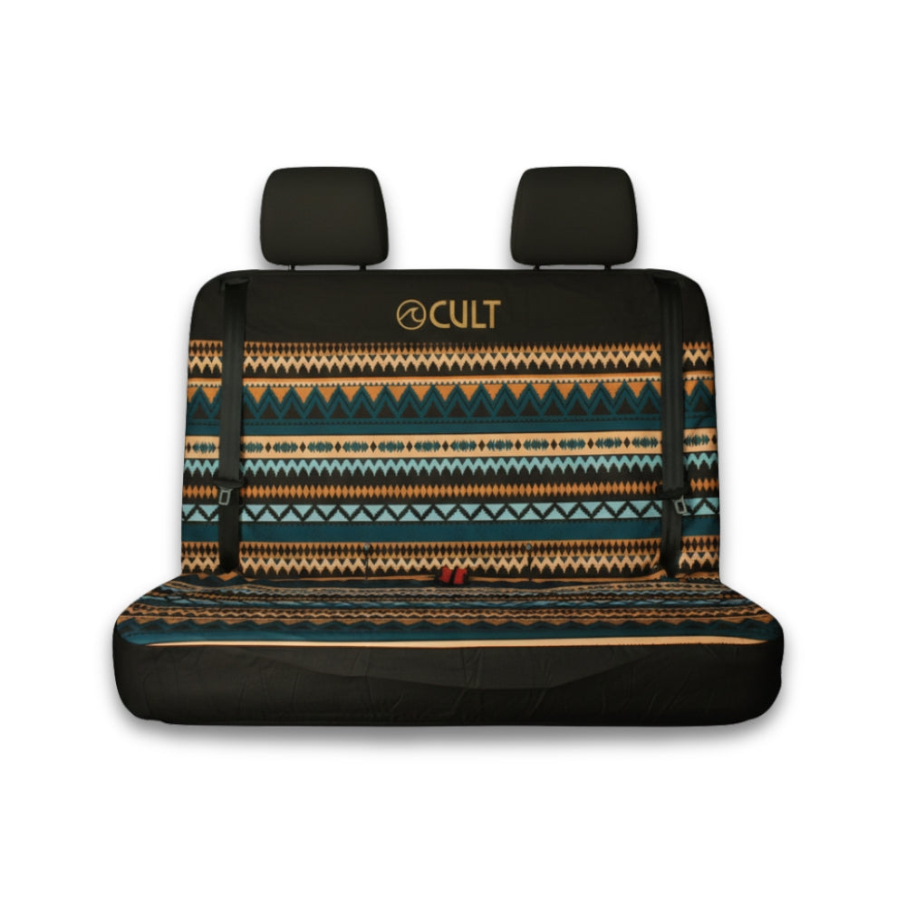 California Double Back Seat Cover INDI BLUE