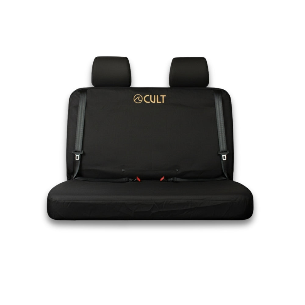 California Double Back Seat Cover BLACK