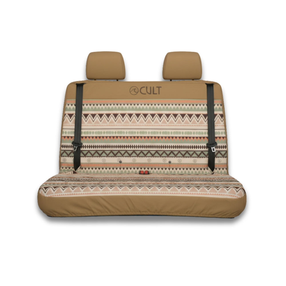 California Double Back Seat Cover INDI BROWN