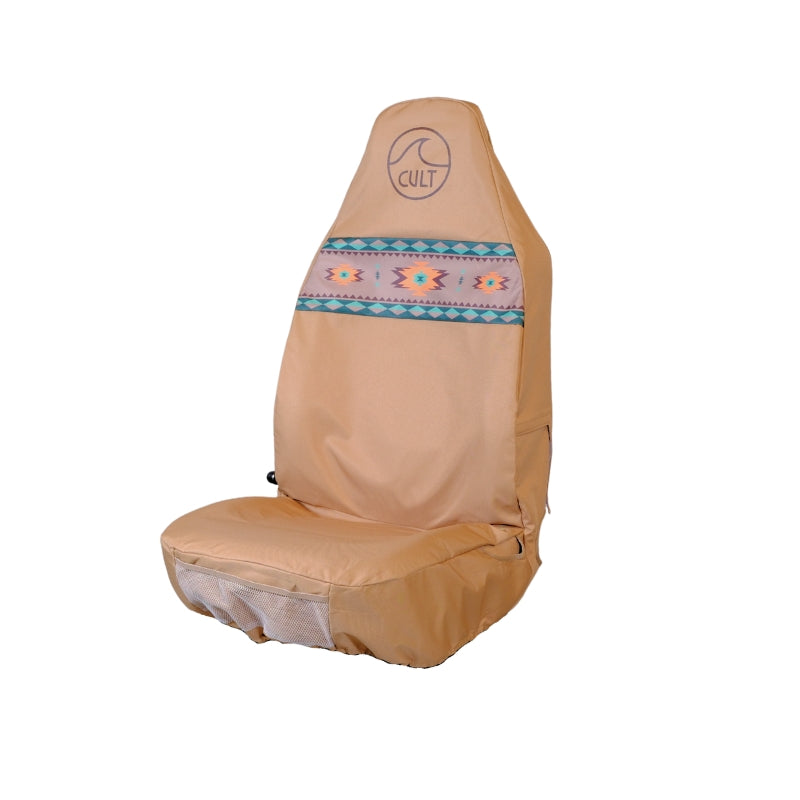 Single seat cover Aztec Brown