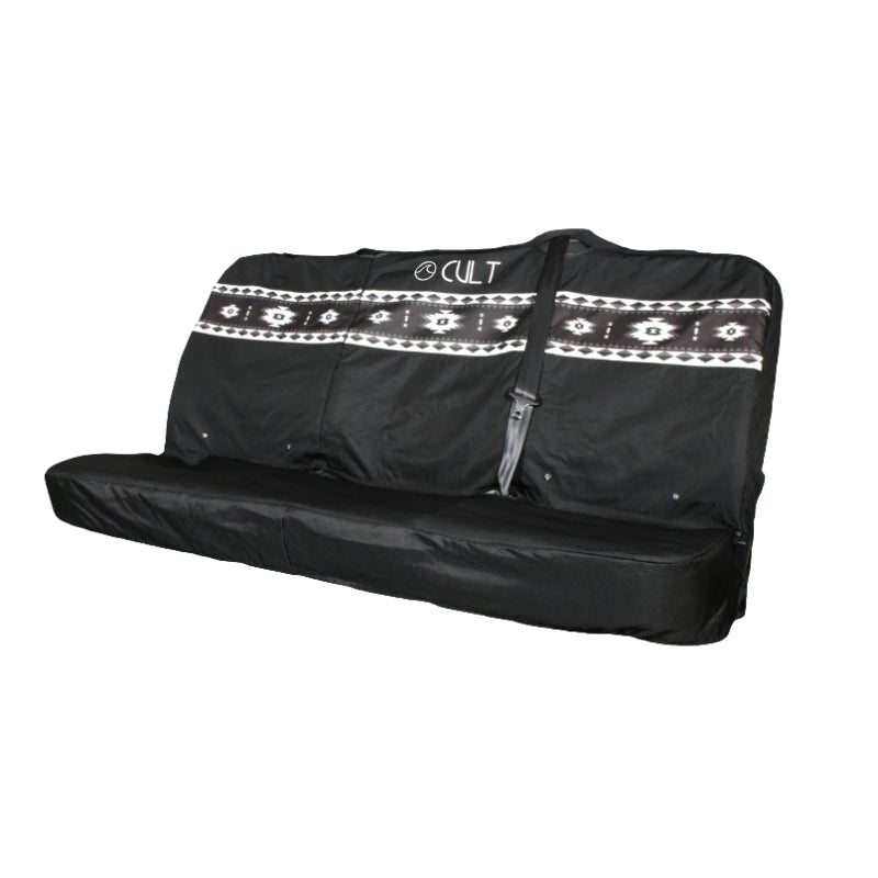 Triple Back seat cover AZTEC Black and White (Headrests not included)