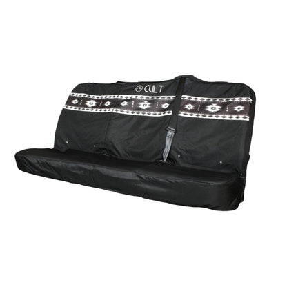 Triple Back seat cover AZTEC Black and White (Headrests not included)