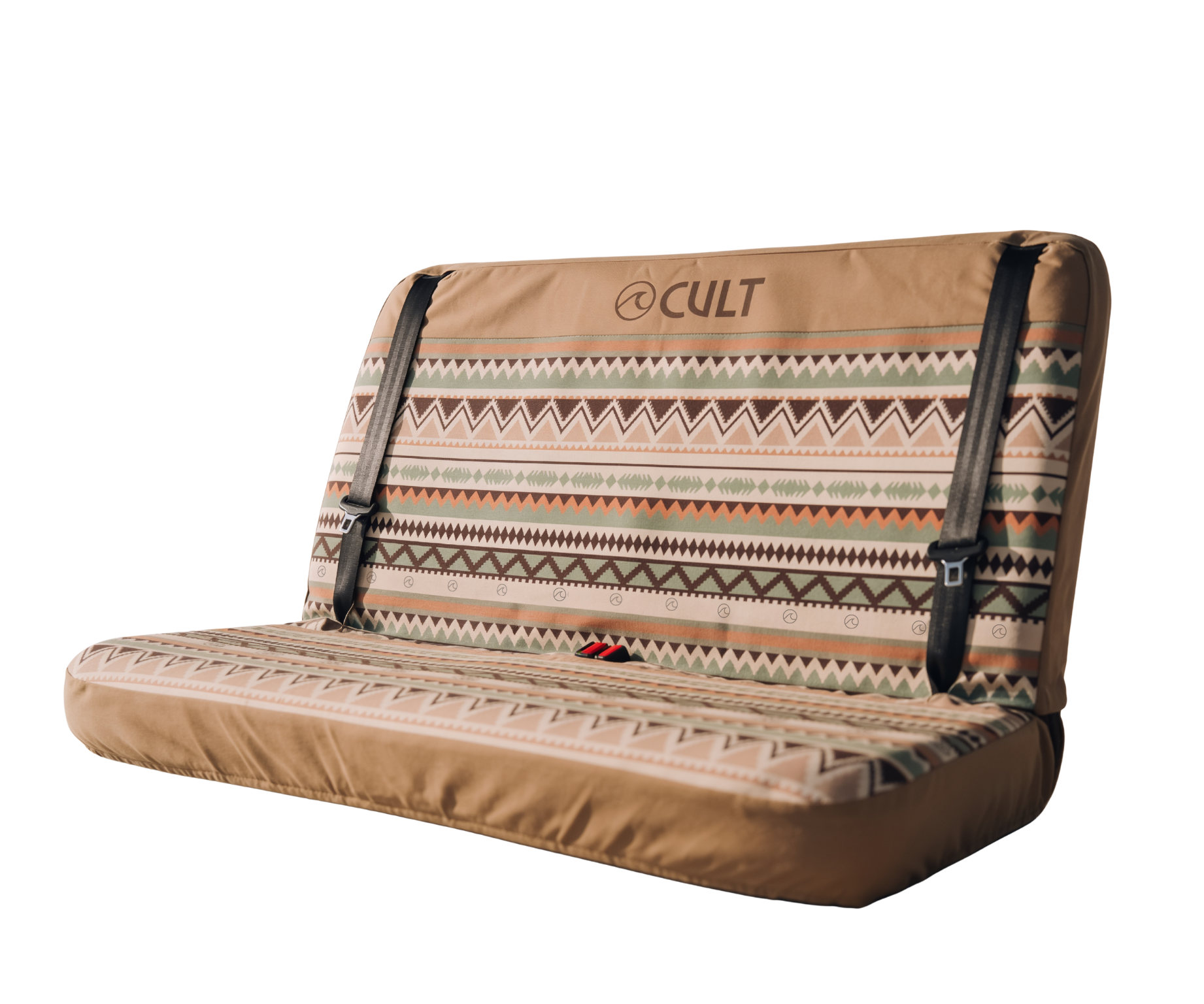 California Double Back Seat Cover INDI BROWN (Headrest covers not included)
