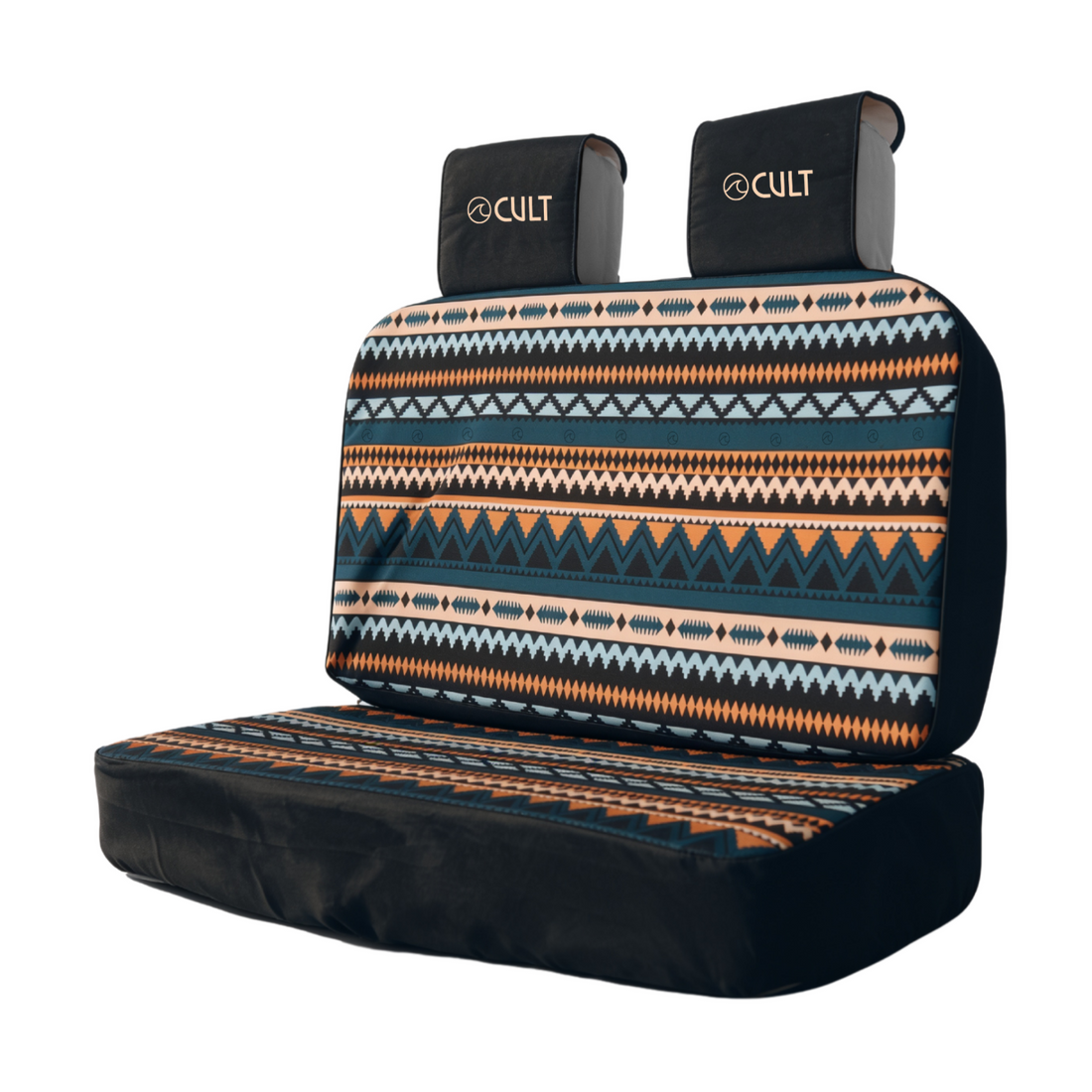 Campervan Back Bench Seat Cover INDI BLUE