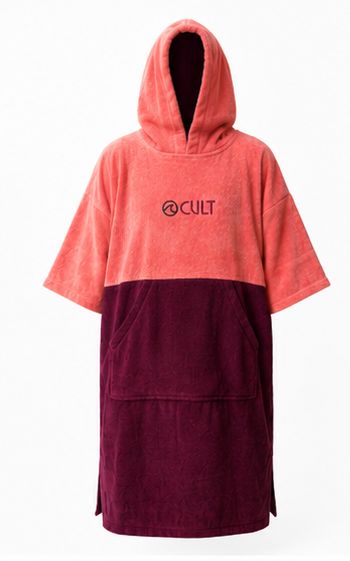 Poncho towel CORAL