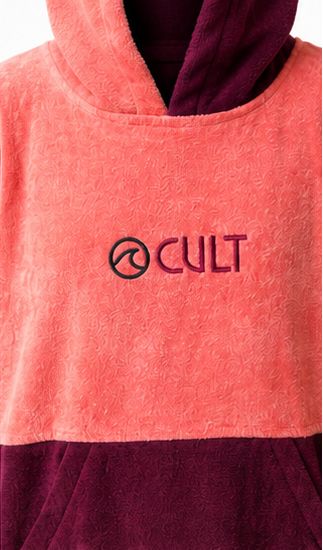 Poncho towel CORAL