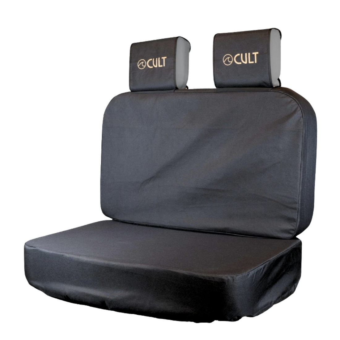 Campervan Back Bench Seat Cover BLACK