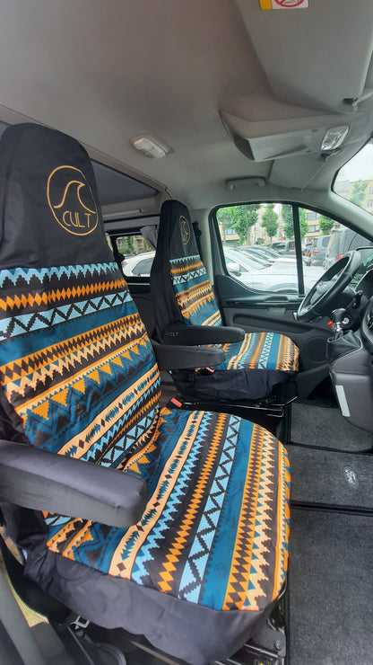 Single seat cover INDI Blue