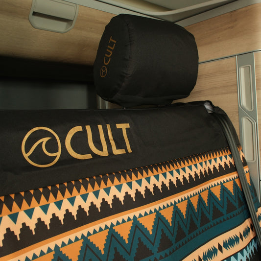 California Double Back Seat Cover INDI BLUE